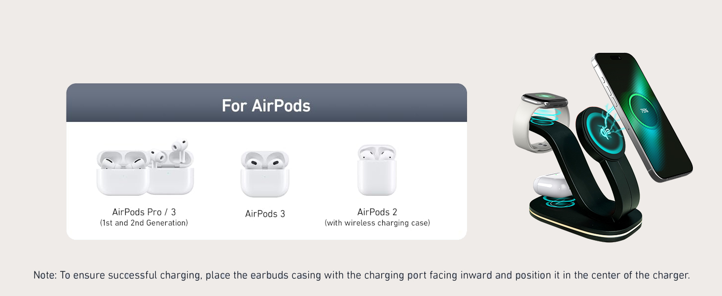 mag safe. charger for airpod pro 3 case apple watch accessories