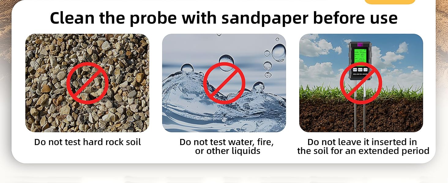 soil ph tester digital ph tester soil moisture sensor thermometer for gardening